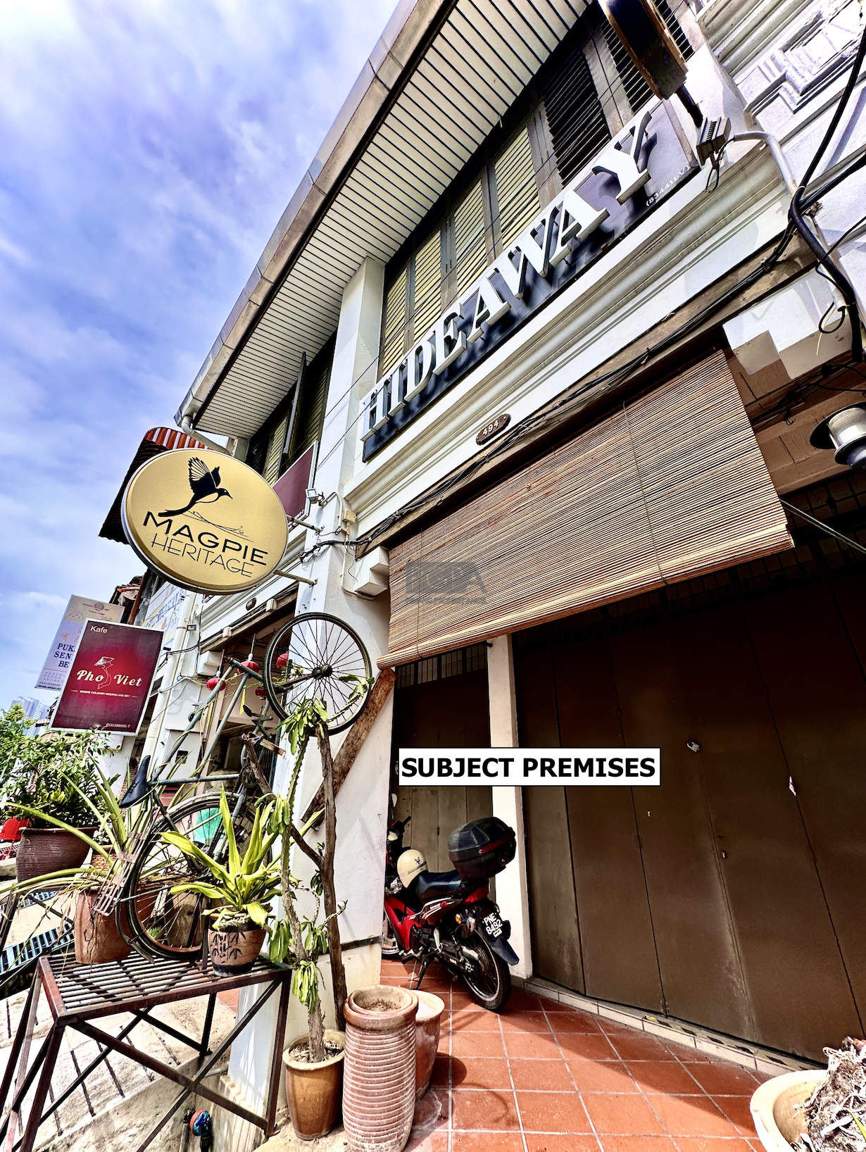 2 Adjoining Heritage Shophouses on Beach Street in George Town UNESCO World Heritage Site.