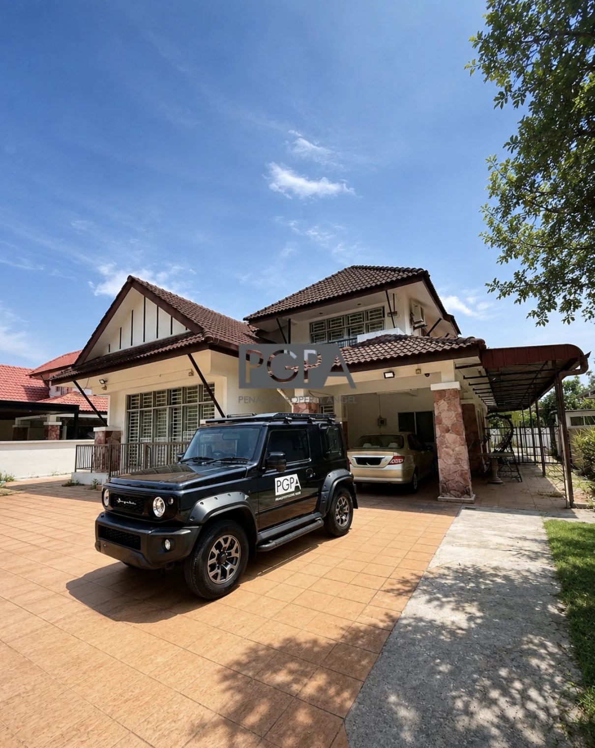 A Double-Storey Bungalow at Villa Tanjung Permai in Batu Kawan.