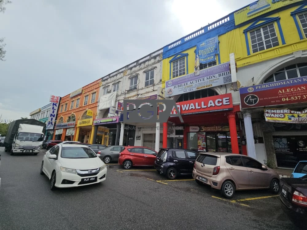 3-Storey Shoplot in Bandar Perda, Bukit Mertajam, Penang.